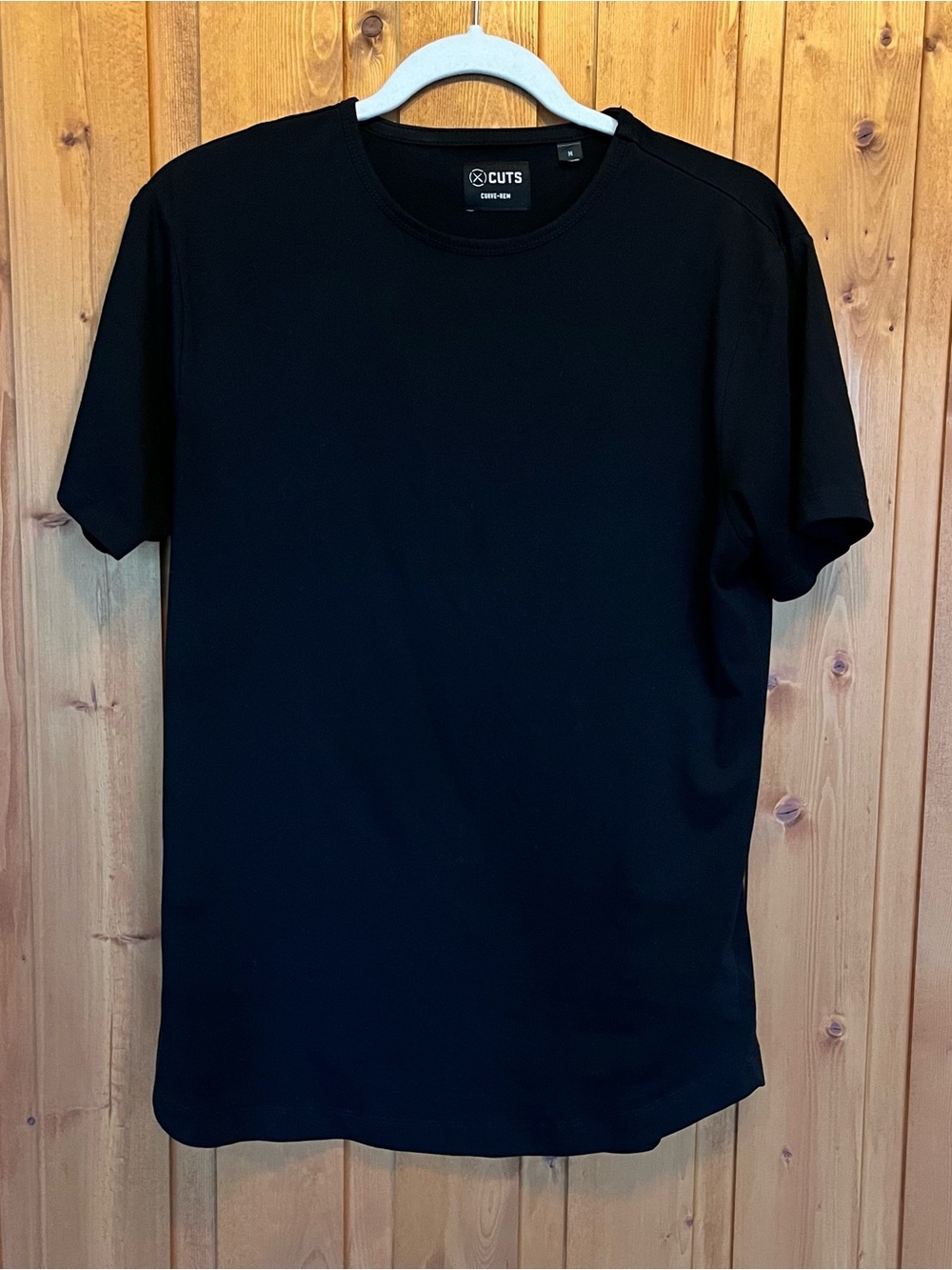 Cuts Clothing Black AO Curve Hem SS Tee - Pyca Pro